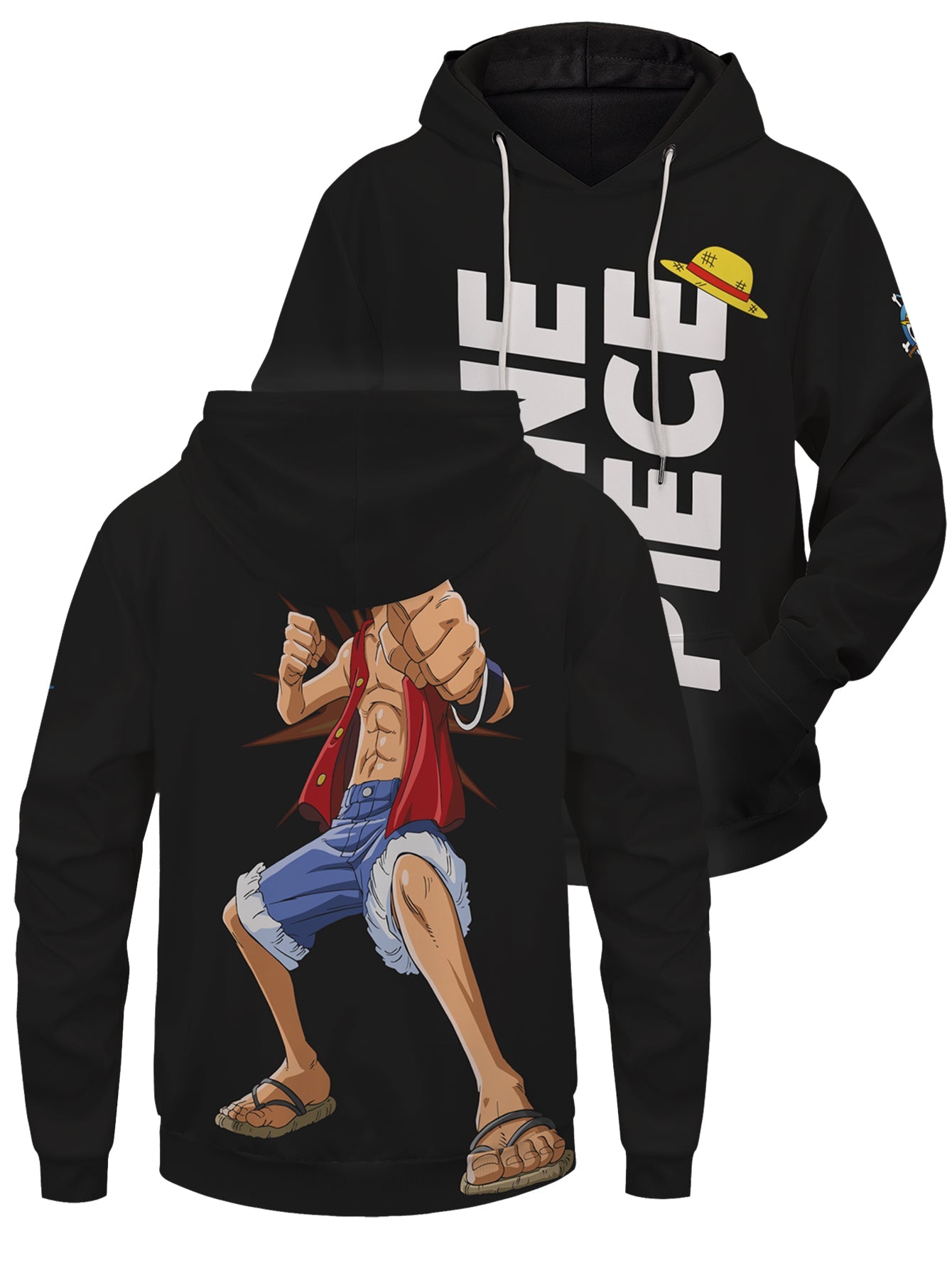 One Piece Unisex Pullover Hoodie 1