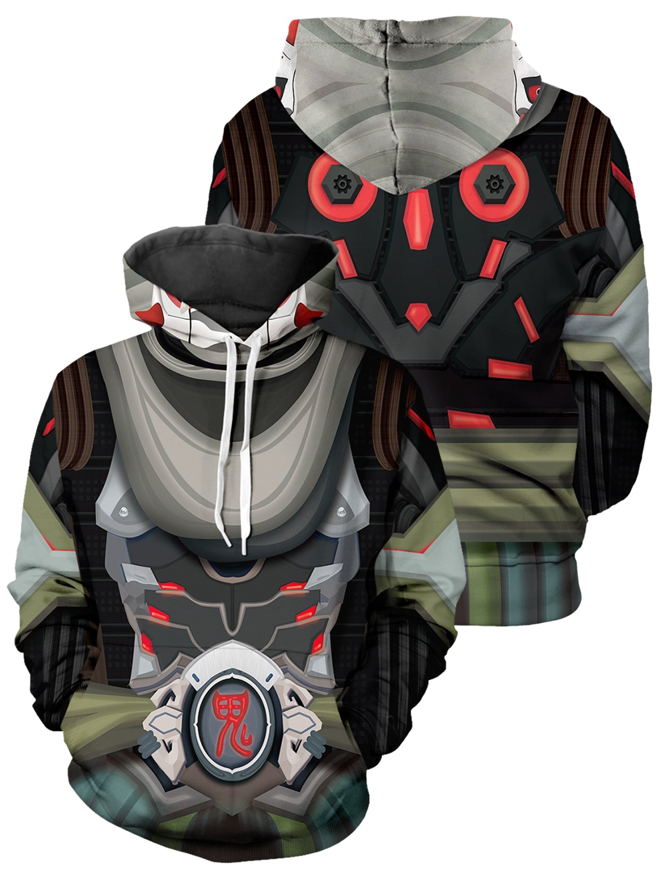 Oni Genji Unisex Pullover Hoodie 1