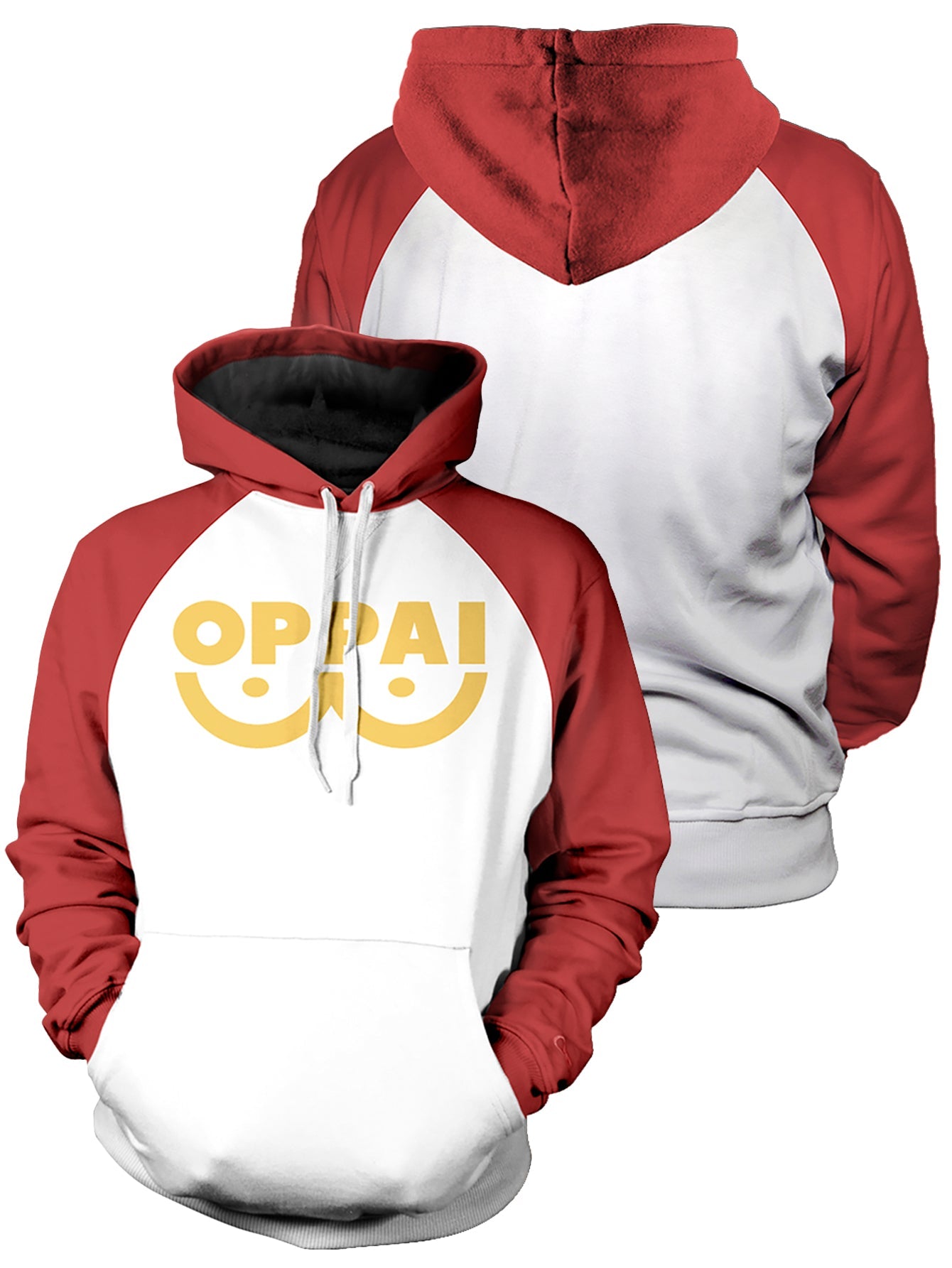 Oppai Unisex Pullover Hoodie 1