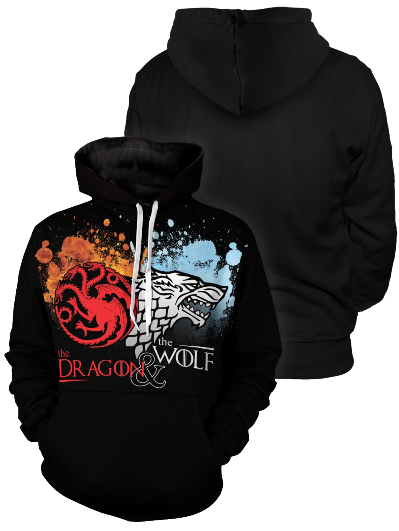 GOT Targaryen X Stark Unisex Pullover Hoodie 1