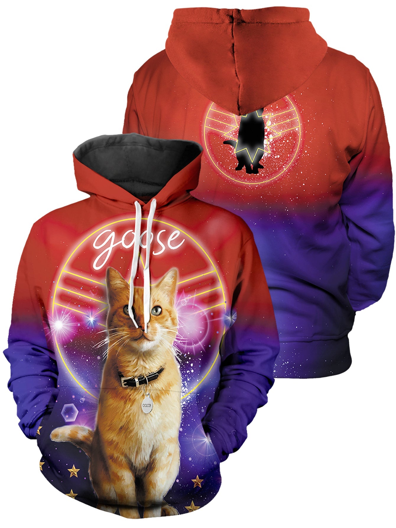 Goose the Cat Unisex Pullover Hoodie 1