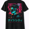 Tokyo Cyberpunk Portrait Graphic Tee 1